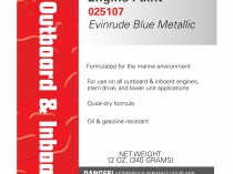 Evinrude Paint Color Chart