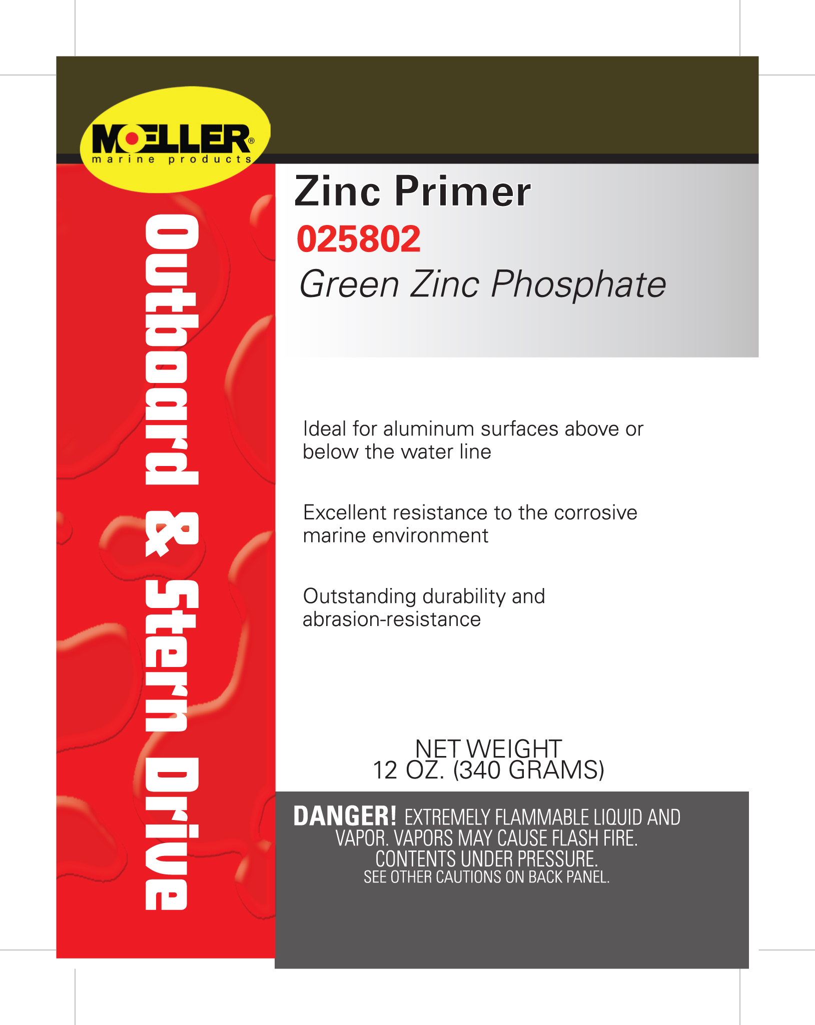 Zinc Primer: Green Zinc Phosphate - Moeller Marine